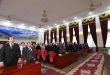 Тамошои дастаҷамъонаи пахши мустақими Паёми Асосгузори сулҳу ваҳдати миллӣ-Пешвои миллат, Президенти Ҷумҳурии Тоҷикистон муҳтарам Эмомалӣ Раҳмон дар факултети химия